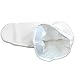Pana Reusable (White) Thermal Cloth Insulated Booties for Paraffin Wax Heat Therapy Spa Treatments/Self Tanning