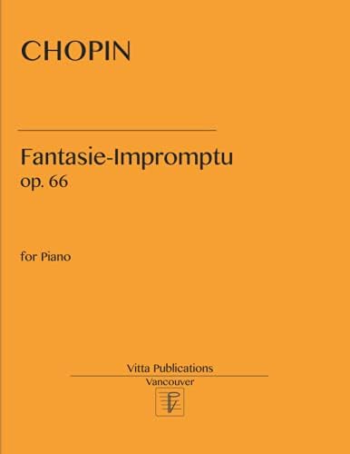 Impromptu Fantasie Impromptu, Op. 66 in C# Minor: Chopin, Frederic