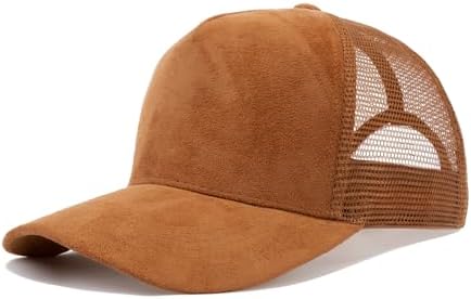 Suede Mesh Back Baseball Caps Trucker Hat Breathable Snapback Adjustable Premium Trucker Hat – Mesh Baseball Cap | Adjustable Eco  main image 3