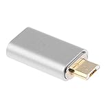 Hi-Pro Micro USB Magnetic Adapter Charger Cable Metal Plug for Android Samsung / LG / Huawei / HTC / Nokia / Sony (Silver)