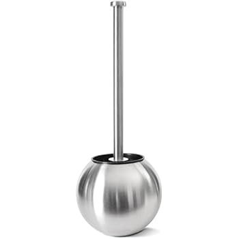 ToiletTree Modern Deluxe Stainless Steel Bathroom Toilet Cleaning Brush (Stainless Steel, Toilet Brush 5.8