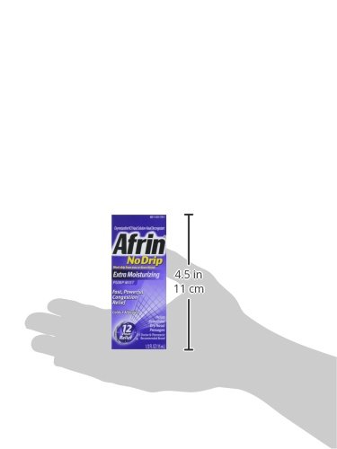AFRIN NASAL SPRAY NO DRIP EXTRA MOISTURIZING PUMP MIST, .5 OZ