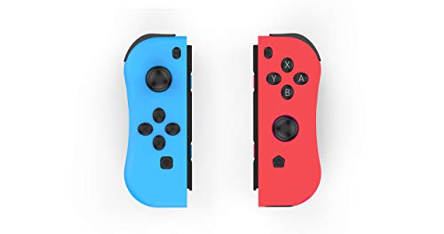 Skywin NS Switch Joy Pad Controllers - Left and Right Controllers Compatible with Nintendo Switch as a Joy Con Controller Replacement - Red/Blue