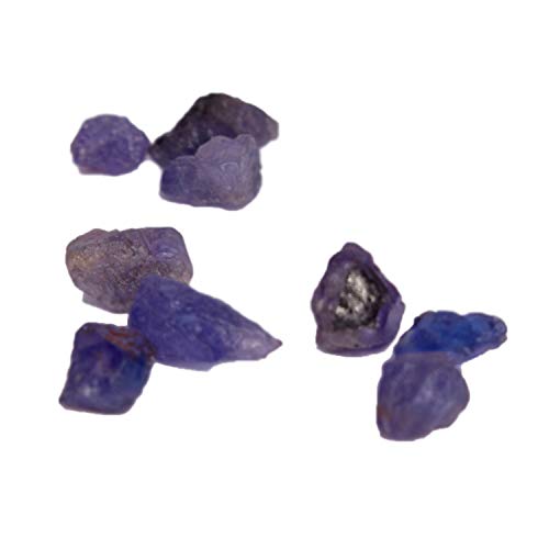 REAL-GEMS AAA & Very Natural Blue Tanzanite 31.00 Carat Lot of 9 Pcs Stones Healing Crystals Tanzanite Rough Loose Stones
