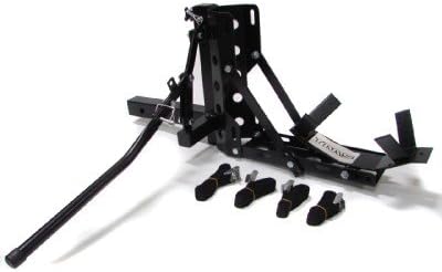 USEFUL Motorcycle 2" Receiver Trailer Hitch Carrier Pull Behind Hauler Tow Towing Rack