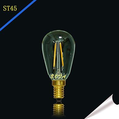 Lights Bulbs, E12 E14 110V 220V 2200K-2700K 100-200Lm ST45 2W 2LED Bulb Edison Retro Led Bulb ( Connector : E12 , Voltage : 220V )