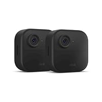 Like-New Blink Outdoor 4 with Sync Module 2 – Wireless smart security camera, two-year battery, 1080p HD day and infrared night live view, two-way talk – 2 camera system
