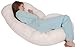 Leachco Snoogle Chic XL Expanded Extra Long Total Body Pillow for Tall Women