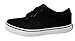 Vans Kids Atwood (Canvas) Black/White Skate Shoe 6.5 Kids US