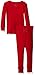 Burt's Bees Baby baby girls Pajamas, Tee Pant 2-piece Pj Set, 100% Organic Cotton and Toddler Pajama Bottoms, Cranberry Red, 12 Months US