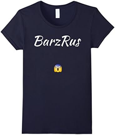 Womens BarzRus Emoji Face Karate Font Rappers T-Shirt In All Sizes XL Navy