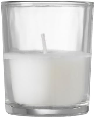 yummiUnscented 2 x 2.5 Biolight Candle Jars - 12 per Pack