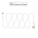 Omars 3217553 4ft Lightning 8pin to USB SYNC Cable Charger Cord (White)