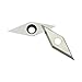 DLtools Diamond Shape with Sharp Point End Detailer Carbide Insert Cutters (10mm(.39”) X28mm(1.10”)）,for Mid/Pro Size Wood Turning Hand Tool Replacement (1pcs)