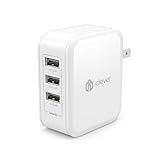 iClever BoostCube 36W 3-Port USB Wall Charger (Foldable Plug) with SmartID