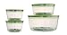 Rubbermaid 7J93 Produce Saver Square Food Storage Containers Set of 8