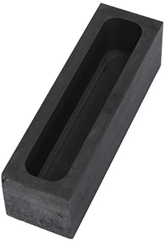 SOFIALXC Graphite Crucibles Casting Melting Ingot Mold for Gold Silver Aluminum Metals （100x30x30mm）