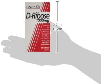 HealthAid Vegan D-Ribose 1000mg Tablets - (Pack of 90 Tablets), 90 count (Pack of 1) - Image 5