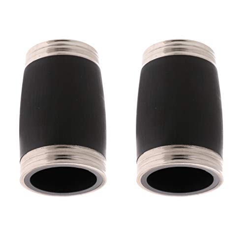 image for Baosity 2 Pieces Adjustable Clarinets Barrel DIY for Bb Clarinet Repla