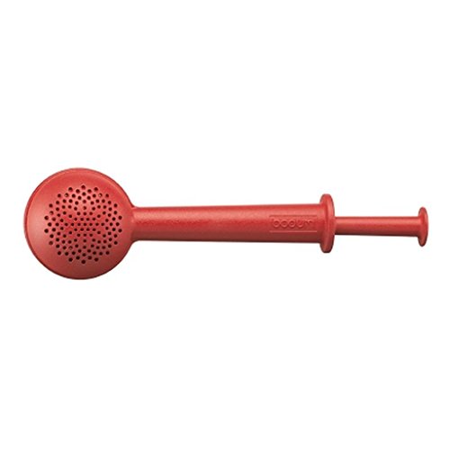 Bodum Bistro Spring Loaded Tea Egg in Red