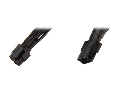 Rosewill 9.8-Inch (250mm) Single Sleeved 8 Pin Motherboard Power Extension Cable M-F (RCDV-12003)