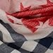 LOVARZI American Flag Scarf - Winter and Summer for Men and Women - Red Blue & White Cotton Shemagh - Keffiyeh Desert Arab Scarves