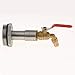 B Blesiya Stainless Steel Ton Barrel Replacement Outlet Tap Faucet for Oil Water