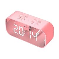 colorido Clock, Modern Fashion BT501 Mini Wireless Bluetooth Subwoofer Speaker Mirror LED Display Alarm Clock