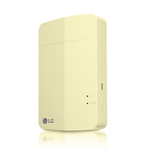 New LG PD251 Portable Mobile Pocket Photo Printer 3 [Lime Yellow] (Follow-up model of PD241 and PD239) Bluetooth Wireless Printing for iOS, Android and Windows OS