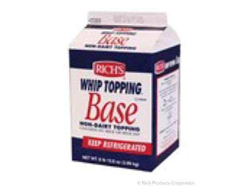 Rich Products Corporation Non Dairy Whip Topping Base, 8.8 Pound -- 4 per case.