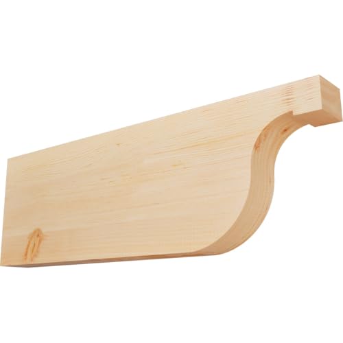 3 1/2"W x 12"H x 36"L Del Monte Smooth Rafter Tail, Douglas Fir