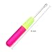 Luxxii (2 Pack) Latch Hook Crochet Needle included Mini Adhesive Hooks for Micro Braids, Hair Extension, Feather and Dread Maintenance Installation   