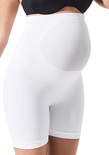 BLANQI Everyday Maternity Belly Support Girlshort (Winter White, Medium) - Thumbnail 3