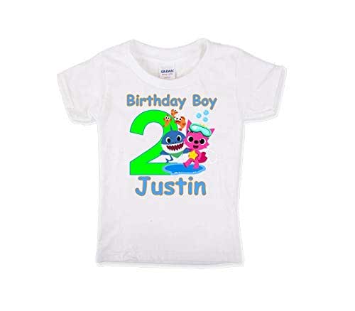 baby shark birthday shirt ideas