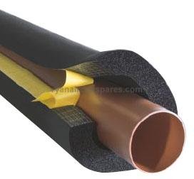 Armaflex Pipe Insulation, 25mm Wall, 15mm Pipe Diameter, 2m Length, Rubber Material, Class O, 30.159 mm² Coverage