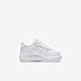 Nike Toddlers Force 1 (TD) White/White/White Basketball Shoe 8 Infants US