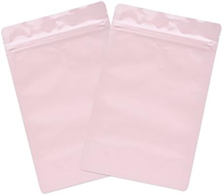 Jewlinge 防臭チャック袋 布ナプキン持ち運び用2枚 スタンド自立型 S ピンク2