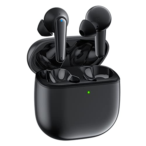 Hntmao True Wireless Earbuds, IPX7 Waterproof Bluetooth Earbuds, 30H Cyclic Playtime Headphones with Charging Case and mic for iPhone Android, in-Ear Stereo Earphones Headset for Sport