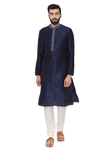 Men's Full Sleeve Regular Fit Textured Kurta Set