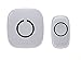 Fortress Security Store Wireless Doorbell Operating at 500-feet Range with Over 50 Chimes, No Batteries Required for Receiver, (White) by Fortress Security Store