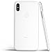 totallee iPhone X Case, Thinnest Cover Premium Fit Ultra Thin Light Slim Minimal Anti-Scratch Protective - for Apple iPhone X (2017) (Frosted White)