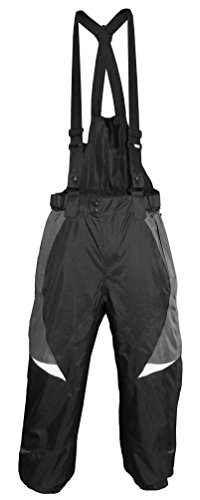 R.U.Outside Vortex Storm Layer - Wind/Water Proof Pant, Large/Waist 32 - 36-Inch, Black/Gray