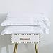 SUSYBAO White Duvet Cover Queen 100% Cotton 3 Pcs Set 1 Solid Color Hotel Duvet Cover with Zipper Ties 2 Pillow Shams Farmhouse Hotel Collection White Bedding Set Soft