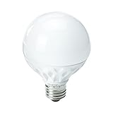 Kobi Electric K8L2 8-watt (45-Watt) G25 LED 5000K Cool White Indoor Vanity Globe Light Bulb, Dimmable