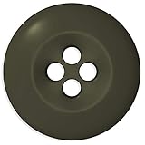 Army Military Buttons 4-Holes Polished Matte Finish