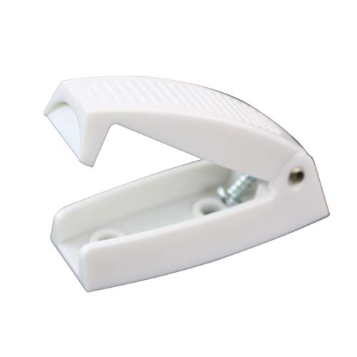 Leisure Coachworks 5 Pack White - Baggage Door Catch - Clip - Holder - for RV, Trailer, Camper, Motor Home Baggage Doors (5-Pack, White) - Thumbnail 2
