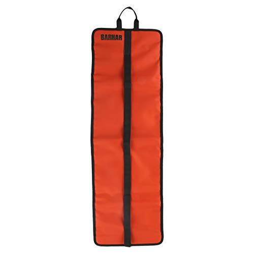 Climbing Quickdraw Hanging Storage Bag, Carabiner Hook Gear Equipment Parts Collections, Durable Foldable Bundled Roll Anti-scratch Bag, Small Tools Organizer Pouch, suit for Rock Climbing Ice Climb