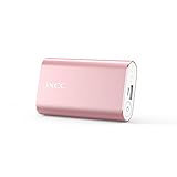 5200mAh Portable Charger, iXCC Power Bank External Battery with Aluminum Shell for iPhone, iPad, Samsung Galaxy and Other Smart Devices - Pink