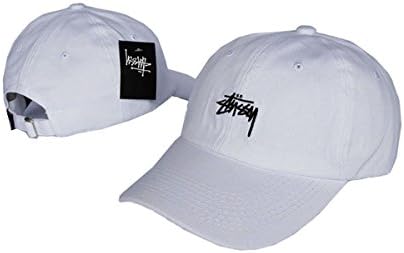 Aidan Ellazar Stussy Cap Men &amp; Women's Baseball Snapback Hats White One Size