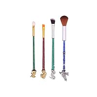 Makeup Brushes Kit 4 PCS Foundation Blending Blush Eyeshadow Concealer Eyebrow Face Powder Brush Makeup Soft Brush Makeup Brush Set for Women Make Up Tool